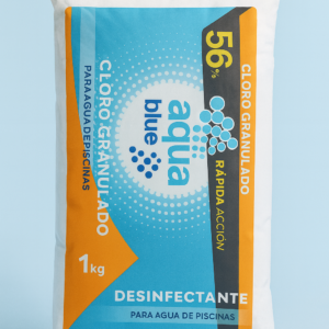 Cloro Granulado de Acción Rápida para Piscinas Aqua Blue 1KG